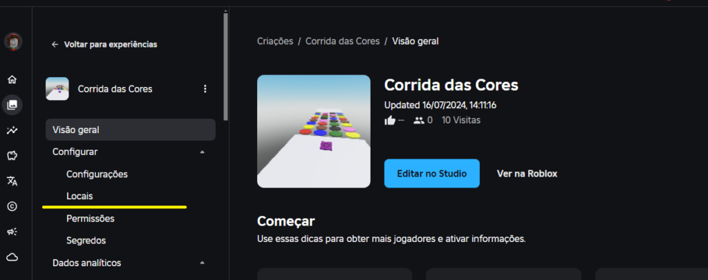 Como permitir o download de um Local no Roblox