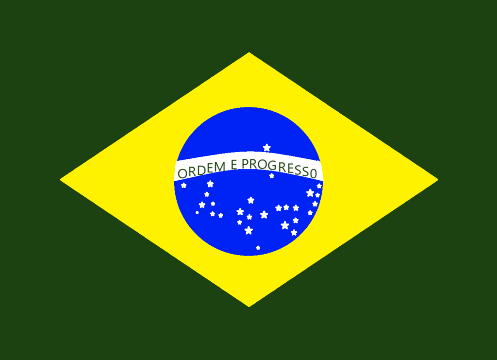 Desenhar a Bandeira do Brasil no Paint